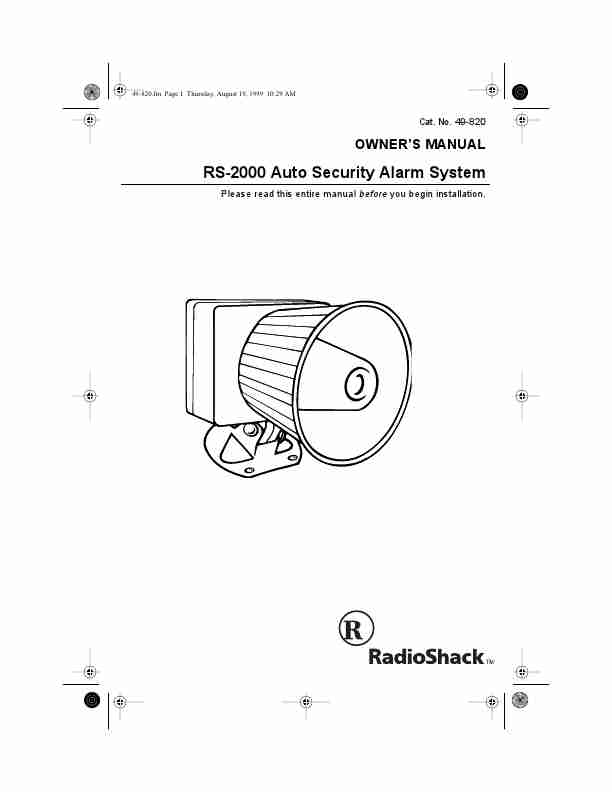 Radio Shack Home Security System RS-2000-page_pdf